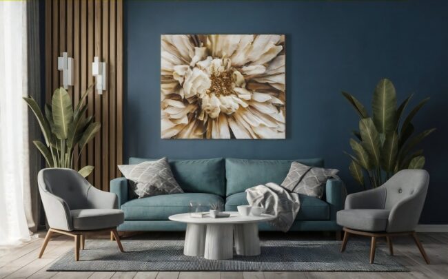Contemporary abstract painting with soft color transitions perfect for creative backgrounds and artistic wall art